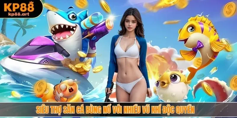 Siêu thợ săn cá bùng nổ với nhiều vũ khí độc quyền